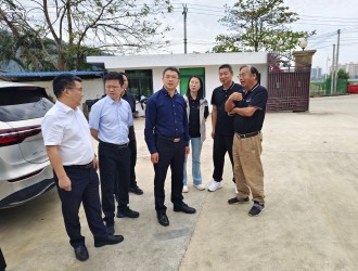 省农业农村厅副厅长陈良伟一行到杭州新宝GG集团南繁基地考察调研